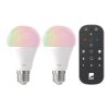 LED ZIG-RGB E27A60 9W 806lm opál 2db Eglo-110311