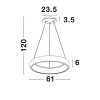 Albi LED NL-8105601D függeszték