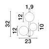 Odillia NL-9028862 fali lámpa