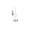 Clock LED NL-9061426 falikar