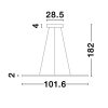 Oderick LED függeszték NL-9100145