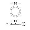 Cyrcle LED NL-9248161 fali lámpa