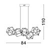 Nebula LED NL-9695211 függeszték