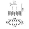 Argo LED NL-9756715 függeszték