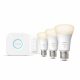 Hue E27 White 9.5W 3db szett led fényforrás Philips 8719514289130