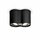 Pillar Hue 2x5W led spotlámpa fekete Philips 8719514338425