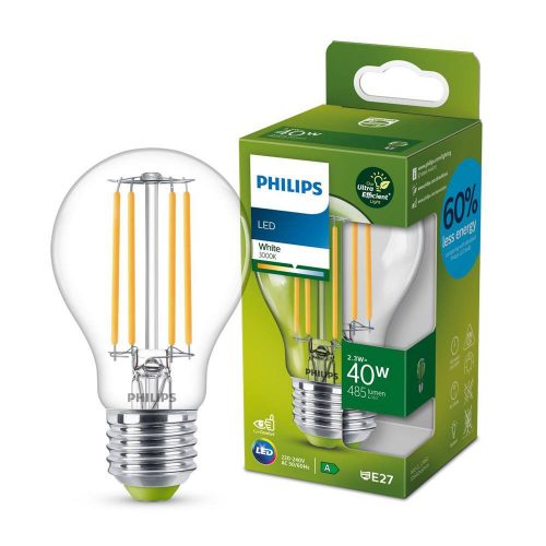 LED E27 2.3W 485lm 3000K fényforrás Philips 8719514343726