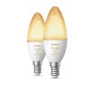 Hue E14 4W White Ambiance 2db szett led fényforrás Philips 8719514356733