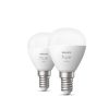 Hue E14 White 5.7W Luster 2db szett led fényforrás Philips 8719514356771