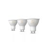 Hue GU10 4.2W White Ambiance Philips-8720169230095 3db szett led fényforrás