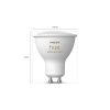 Hue GU10 5,7W White And Color Ambiance Philips 8720169258280 3db szett