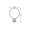 Filament LED Rabalux-79027 E27 3W 1800K 30lm